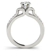 Engagement Rings Single Row Prong Set - TN50790-E